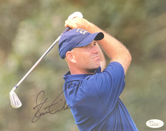 Stuart Cink Signed 8x10 PGA Golf Swing Photo JSA Sports Integrity