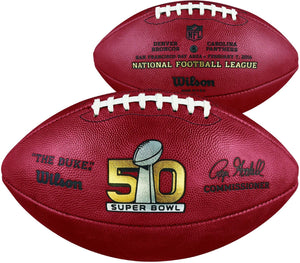 Wilson Official Super Bowl 50 NFL Game Football Sports Integrity