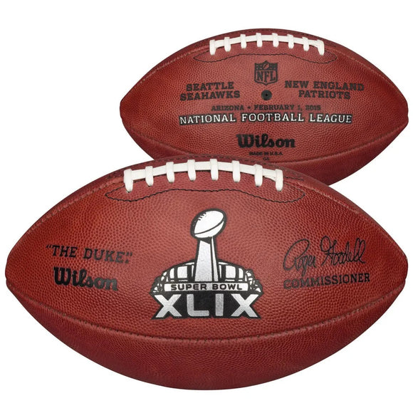Wilson Super Bowl XLIX Official Game Football Sports Integrity