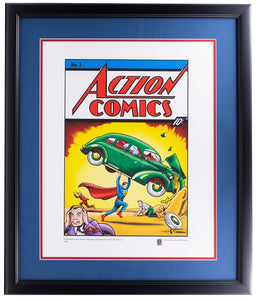 Action Comics Superman Number 1 12x16 Framed DC Comic Limited Edition Giclee