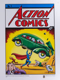 Action Comics Superman Number 1 12x16 Framed DC Comic Limited Edition Giclee Sports Integrity
