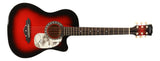 Taylor Swift Signed 38" Red Acoustic Guitar JSA