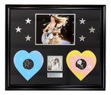 Taylor Swift Framed Lover Live From Paris Heart Shaped Vinyl w/ Signed Insert PSA/DNA