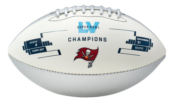 Tampa Bay Buccaneers Super Bowl LV Commemorative Logo Wilson Football