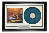 Sports Integrity offers the Taylor Swift Signed Framed Insert with Midnights Vinyl (BAS AE02656), featuring a signed photo, blue Midnights vinyl, and a custom plaque in a stylish frame.