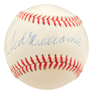 Ted Williams Red Sox Signed Official American League Baseball BAS AC22617 Sports Integrity