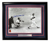 Ted Williams Signed Framed 16x20 Boston Red Sox Swing Photo 2 PSA/DNA LOA