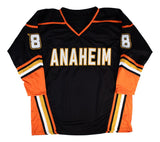 Teemu Selanne Anaheim Signed Black Hockey Jersey HOF 17 BAS