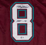 Teemu Selanne Anaheim Signed Burgundy Hockey Jersey HOF 17 BAS