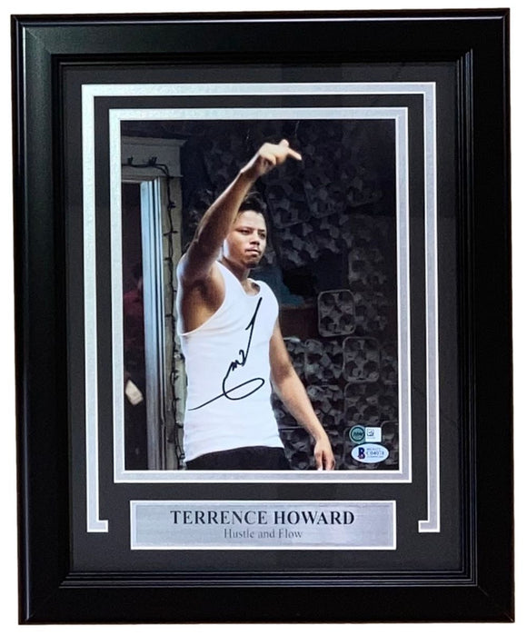 Terrence Howard Signed Framed 8x10 Hustle & Flow Photo BAS