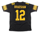 Terry Bradshaw Pittsburgh Signed Alternate Black Football Jersey BAS