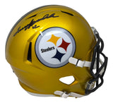 Terry Bradshaw Signed Steelers Full Size Flash Speed Replica Helmet BAS
