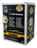 Terry Bradshaw Signed In White Pittsburgh Steelers Funko Pop #85 BAS