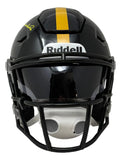 Terry Bradshaw Signed In Yellow Pittsburgh Steelers MIDI SpeedFlex Helmet BAS