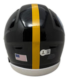 Terry Bradshaw Signed In Yellow Pittsburgh Steelers MIDI SpeedFlex Helmet BAS