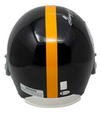 Terry Bradshaw Signed Pittsburgh Steelers Full Size Throwback Replica Helmet BAS