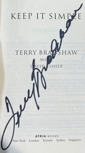 Terry Bradshaw Signed Keep It Simple Book BAS