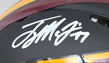 Terry McLaurin Signed Washington Commanders FS Black Authentic Speed Helmet BAS