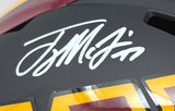 Terry McLaurin Signed Washington Commanders FS Alt Black Rep Speed Helmet BAS