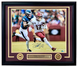 Terry McLaurin Signed Framed 16x20 Washington Commanders Photo BAS - Sports Integrity