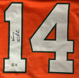 Vinny Testaverde Miami Signed College Football Jersey BAS ITP