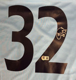 Carlos Tevez Signed Manchester City Umbro Soccer Jersey BAS