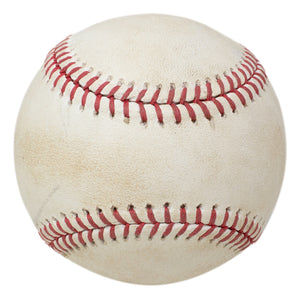 Texas Rangers at New York Yankees September 2, 2019 Game Used Baseball MLB Sports Integrity