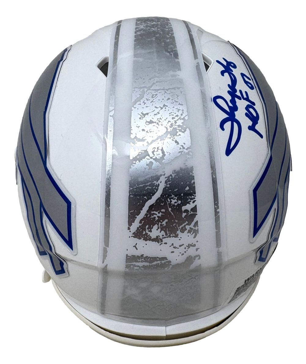 buffalo motorcycle helmet Thurman Thomas Signed Buffalo Bills Rivalries Mini Speed Helmet HOF 07 BAS