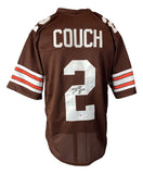 Tim Couch Cleveland Signed Brown Football Jersey PSA Hologram