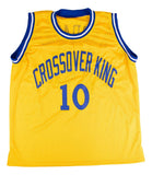 Tim Hardaway Golden State Signed Yellow Basketball Jersey HOF 2022 BAS