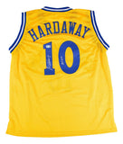 Tim Hardaway Golden State Signed Yellow Basketball Jersey HOF 2022 BAS