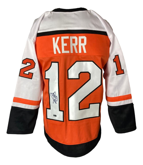 Tim Kerr Philadelphia Signed Orange Hockey Jersey Sports Integrity