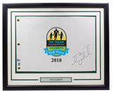 Tim Tebow Signed Framed Tebow Foundation Golf Classic Golf Flag BAS 488