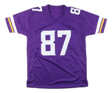 TJ Hockenson Minnesota Signed Purple Football Jersey BAS