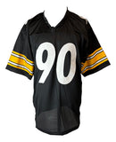 TJ Watt Pittsburgh Signed Black Football Jersey BAS
