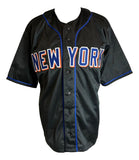 Tom Glavine New York Signed Black Baseball Jersey Sports Integrity