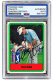 Tom Kite Signed 1982 Donruss PGA #1 Trading Card PSA/DNA