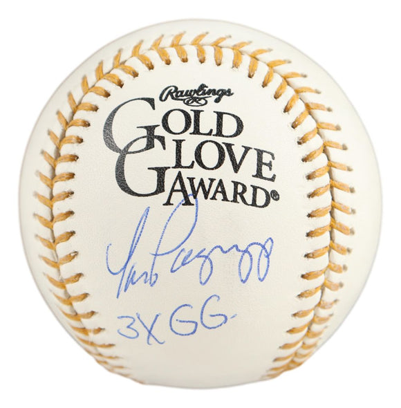 Tom Pagnozzi St. Louis Cardinals Signed Official Gold Glove Baseball 3x GG JSA