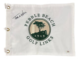 Tom Watson Signed Pebble Beach Golf Flag PSA/DNA