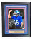 Tommy Devito Signed Framed 8x10 New York Giants Italian Hand Photo BAS ITP Sports Integrity