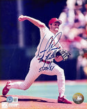 Tommy Greene Signed 8x10 Philadelphia Phillies Photo No Hitter 5/23/91 BAS