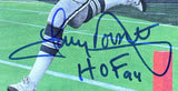 Tony Dorsett Signed Dallas Cowboys 4x6 Hall of Fame Card HOF 94 Inscribed BAS Sports Integrity