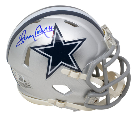 Tony Dorsett Signed Dallas Cowboys Mini Speed Replica Helmet BAS ITP Sports Integrity