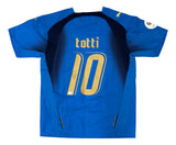 Francesco Totti Signed Italy Blue Puma Soccer Jersey 2 BAS