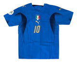 Francesco Totti Signed Italy Blue Puma Soccer Jersey 2 BAS