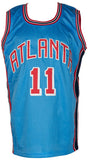Trae Young Atlanta Signed Custom Blue Basketball Jersey JSA Sports Integrity