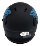 Travis Etienne Signed Jacksonville Jaguars Eclipse Mini Speed Helmet BAS