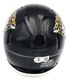 Travis Etienne Signed Jacksonville Jaguars Mini Speed Helmet BAS
