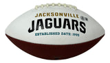 Travis Hunter Signed Jacksonville Jaguars Logo Football BAS w/ Case
