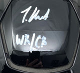 Travis Hunter Signed Jaguars Full Size Authentic SpeedFlex Helmet WR/CB Insc BAS